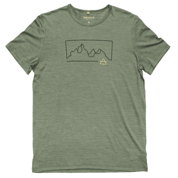 Tričko krátky rukáv Devold Active Outline Tee Men 421A FOREST