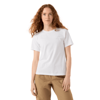 Tričko krátky rukáv Arcteryx Kragg SL Cotton Emblem Crew SS Women Mallow
