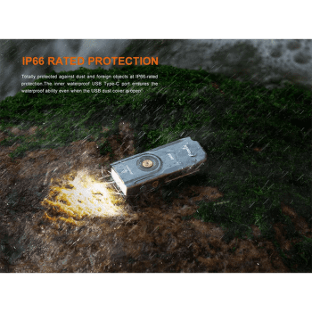 Svietidlo Fenix Rechargeable Flashlight E06R Turquoise