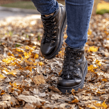 Šnúrky Lock Laces BOOT LACES Black Boot