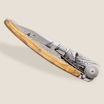 Nôž Deejo Sailing 37g, Olive Wood