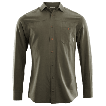 Košeľa dlhý rukáv Aclima LeisureWool Woven Wool Shirt Men Ranger Green