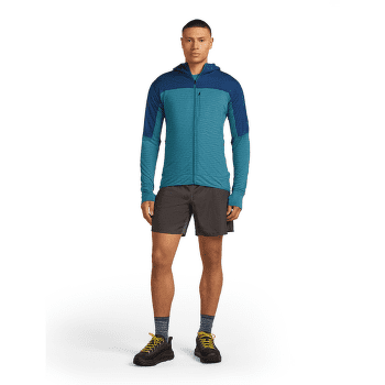 Mikina Icebreaker Merino Blend 300 RealFleece™ Descender LS Zip Men Abyss