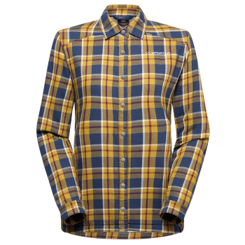 Košeľa dlhý rukáv La Sportiva RAMBLER LINED FLANNEL SHIRT WOMEN Night Sky/Chalk
