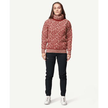 Sveter Devold Svalbard Sweater High Neck Men 020A OFFWHITE/ANTH.
