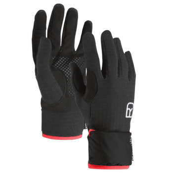 Rukavice Ortovox FLEECE GRID COVER GLOVE WOMEN 90201 black raven