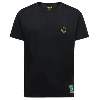 Tričko krátky rukáv La Sportiva Climbing on the Moon T-Shirt Men Nero/Giallo