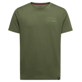 Tričko krátky rukáv La Sportiva MANTRA T-SHIRT Men Cypress/Mountain Red
