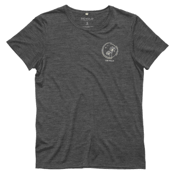 Tričko krátky rukáv Devold Active Spring Tee Women 940A ANTHRACITE