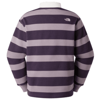 Tričko dlhý rukáv The North Face Rugby Polo Sweatshirt Unisex JZU TRANSCENDENT GREY/ENDLESS DUSK
