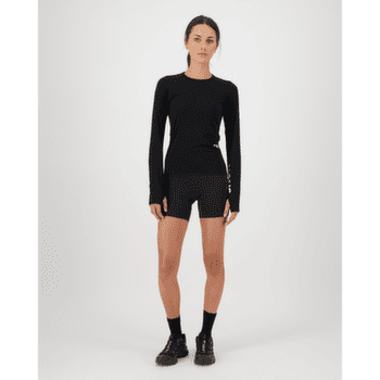Tričko dlhý rukáv Mons Royale Bella Merino Long Sleeve Women Black