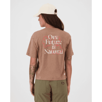 Tričko krátky rukáv Mons Royale Yonder Merino Organic Cotton T-Shirt Women Mocha