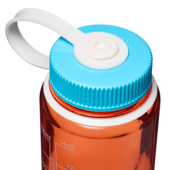 Fľaša Nalgene Wide-Mouth 500 mL Sustain Flame w/Blue Atoll