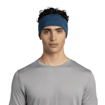 Čelenka Buff Lightweight Merino Wool Headband MULTISTRIPES TEMPEST