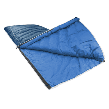 Spacák Grüezi bag DownWool Two in One Comfort 2.0 Rechts Night Blue