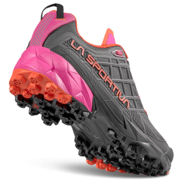 Topánky La Sportiva Akyra II Women Carbon/Cherry Tomato