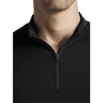 Tričko dlhý rukáv X-Bionic MIGHTYWOOL SHIRT LS 1/2 ZIP MEN X Black