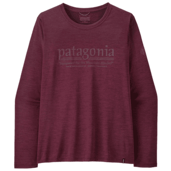 Tričko dlhý rukáv Patagonia LONG-SLEEVED CAP COOL DAILY SHIRT - HUT TRIPPER Women Berry Fig - Light Berry Fig X-Dye