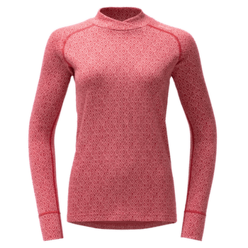 Tričko dlhý rukáv Devold Signature Silk 230 Cross Neck Women 070A APRICOT