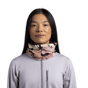 Šatka Buff MERINO HEAVYWEIGHT DIGITAL PRINTS HALLY LILAC ICE