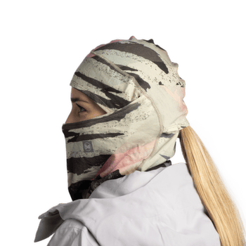Kukla Buff MERINO MW HINGED BALACLAVA STRAT MULTI