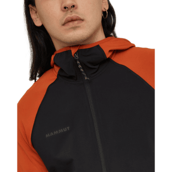 Mikina Mammut Massone ML Hooded Jacket Men autumn larice-black