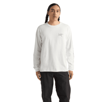Tričko dlhý rukáv Arcteryx Kragg Cotton Dream State LS Men White Light / Violec