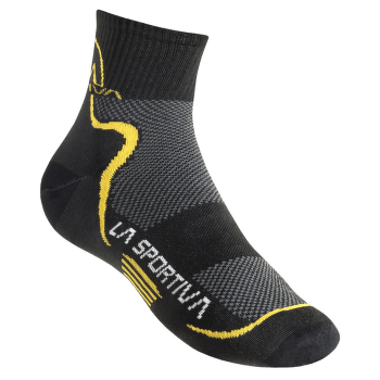 Ponožky La Sportiva Mid Distance Socks Black/Yellow
