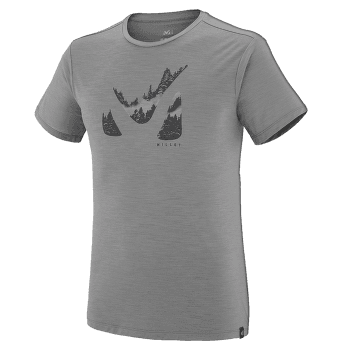 Tričko krátky rukáv Millet Akna Wool TS SS SMOKED PEARL