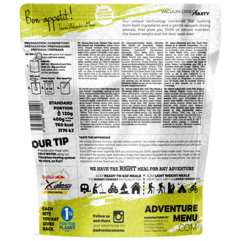 Strava Adventure Menu Lightweight Kuře Tikka Masala s rýží basmati