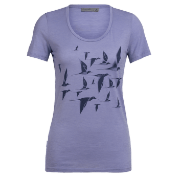 Tričko krátky rukáv Icebreaker Tech Lite SS Scoop Poaka Women Orchid