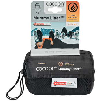 Vložka do spacáku Cocoon Thermolite Performer MummyLiner volcano black