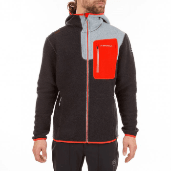 Mikina La Sportiva Agon Hoody Men Carbon/Atlantic