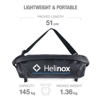 Stolička Helinox Incline Festival Chair Black
