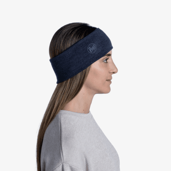 Čelenka Buff 2 L Midweight Merino Wool Headband ROSEWOOD MELANGE