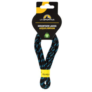 Šnúrky La Sportiva Mountain Aequilibrium Laces Black/Malibu Blue