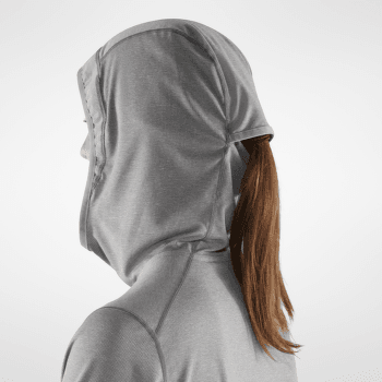 Tričko dlhý rukáv Fjällräven Abisko Sun-hoodie Women Port