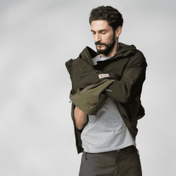 Anorak Fjällräven Vardag Hydratic Anorak Men Deep Forest-Laurel Green