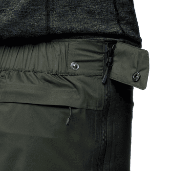 Nohavice Black Diamond Stormline Stretch Full Zip Rain Men Black