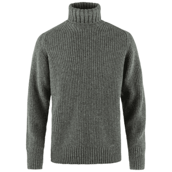 Sveter Fjällräven Övik Roller Neck Sweater Men Grey-Melange