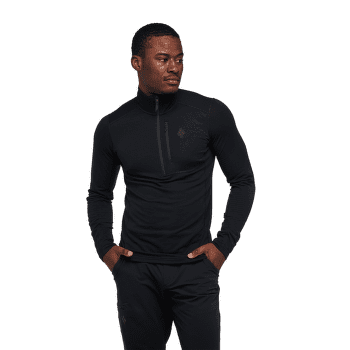 Mikina Black Diamond Coefficient LT Quarter Zip Men Black
