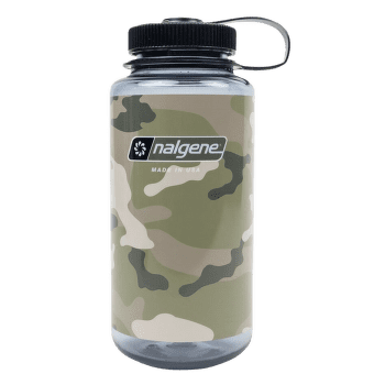 Fľaša Nalgene Wide Mouth Sustain 1000 ml Gray w/Black Camo