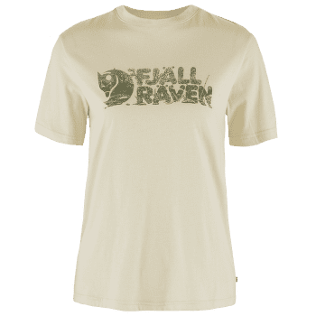 Tričko krátky rukáv Fjällräven Lush Logo T-Shirt Women Chalk White