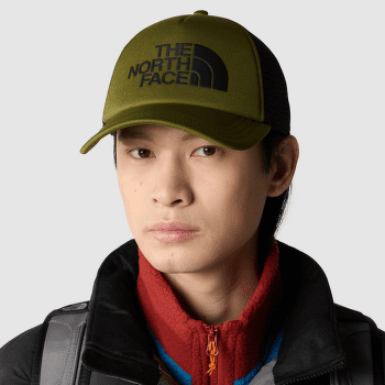 Šiltovka The North Face TNF LOGO TRUCKER KHAKI STONE-TNF WHITE
