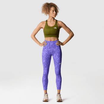 Legíny The North Face FLEX HIGH RISE 7/8 TIGHT PRINT Women OPTIC VIOLET ABSTRACT PITCHER PLANT PRINT