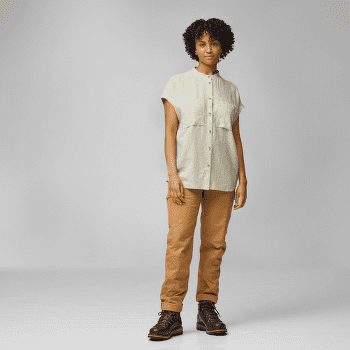 Košeľa krátky rukáv Fjällräven Övik Hemp Shirt SS Women Dusty Rose
