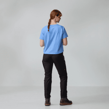 Tričko krátky rukáv Fjällräven Fjällblomster Logo T-Shirt Women Lavender Mist