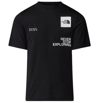 Tričko krátky rukáv The North Face MOUNTAIN FOUNDATION COORDINATES TEE TNF BLACK