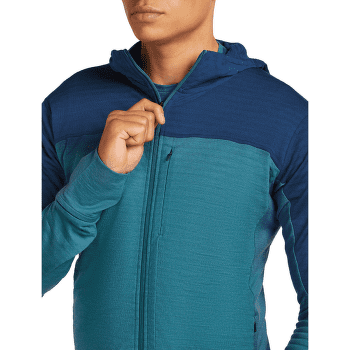 Mikina Icebreaker Merino Blend 300 RealFleece™ Descender LS Zip Men Abyss