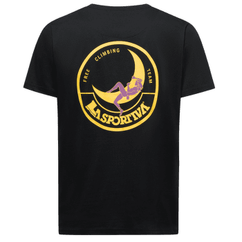 Tričko krátky rukáv La Sportiva Climbing on the Moon T-Shirt Men Nero/Giallo